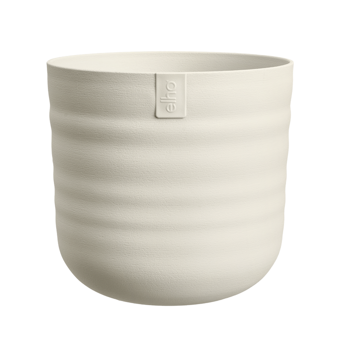 dune round 14cm linen white